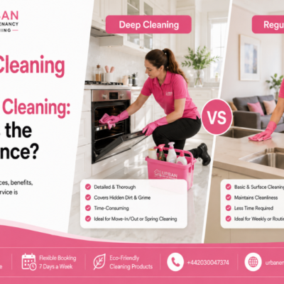 Deep cleaning vs regular cleaning