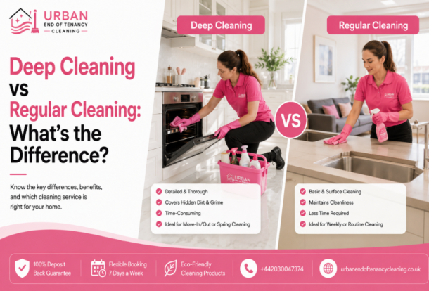 Deep cleaning vs regular cleaning