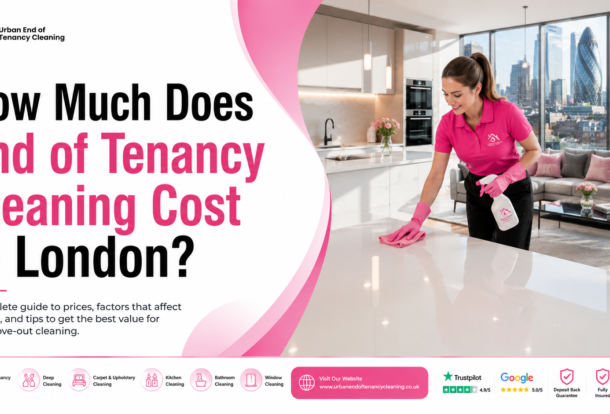 End of Tenancy Cleaning Cost in London