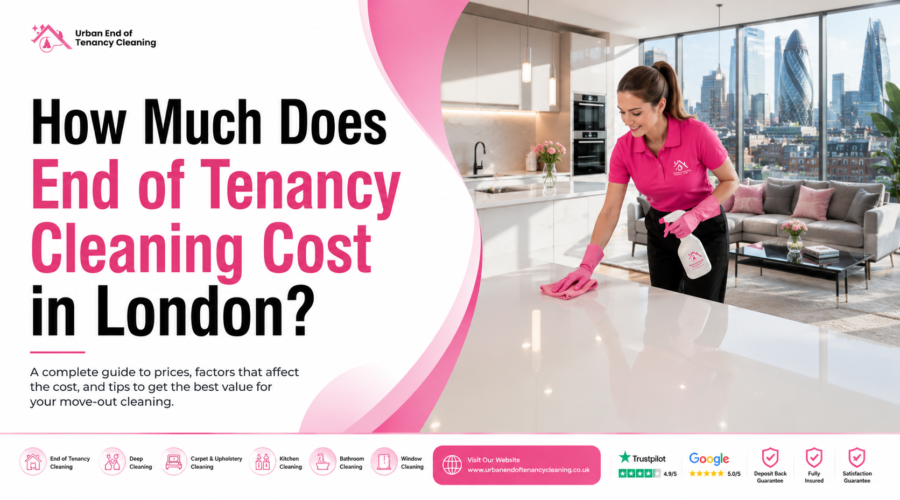 End of Tenancy Cleaning Cost in London