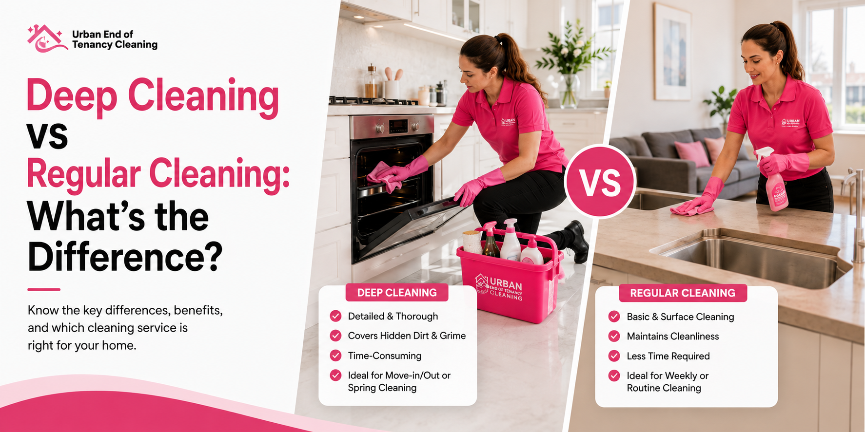 end of tenancy cleaning vs regular cleaning